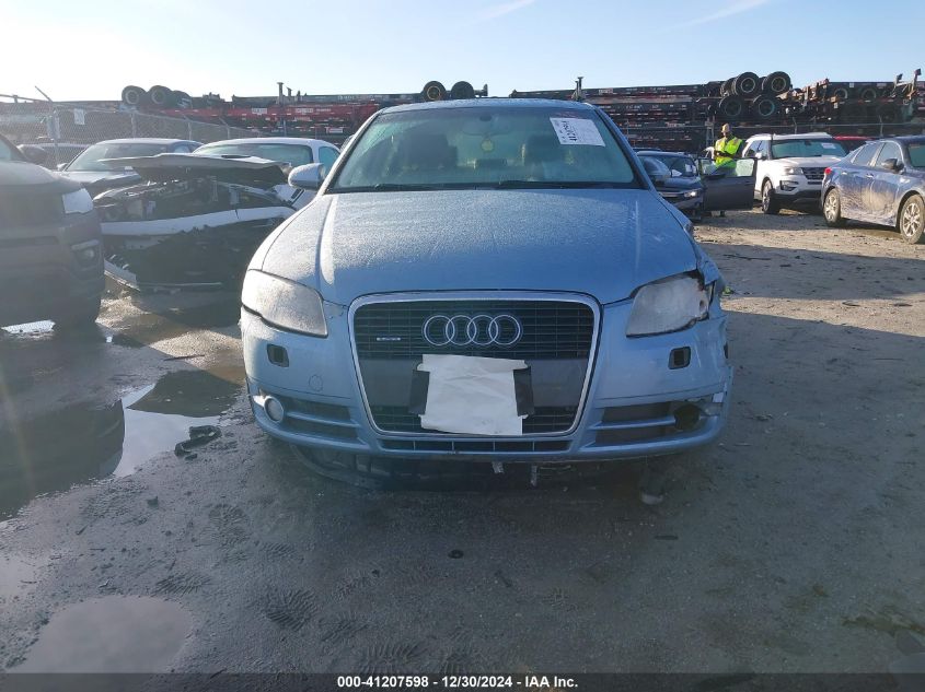 2006 Audi A4 3.2 VIN: WAUDH98EX6A131208 Lot: 41207598