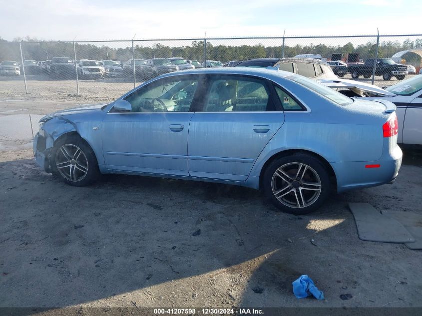 2006 Audi A4 3.2 VIN: WAUDH98EX6A131208 Lot: 41207598