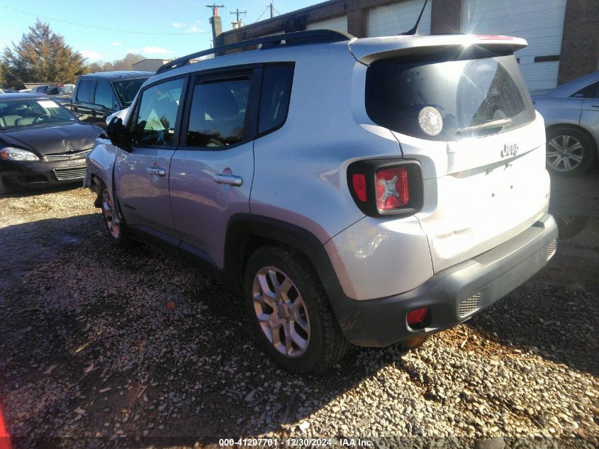 2017 Jeep Renegade Latitude Fwd VIN: ZACCJABBXHPE71416 Lot: 41207701