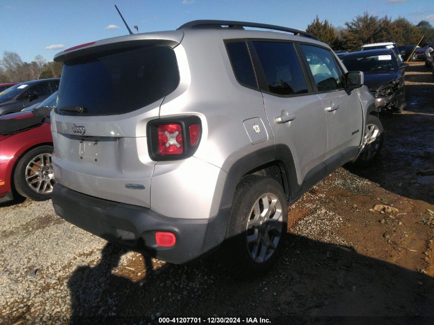 2017 Jeep Renegade Latitude Fwd VIN: ZACCJABBXHPE71416 Lot: 41207701