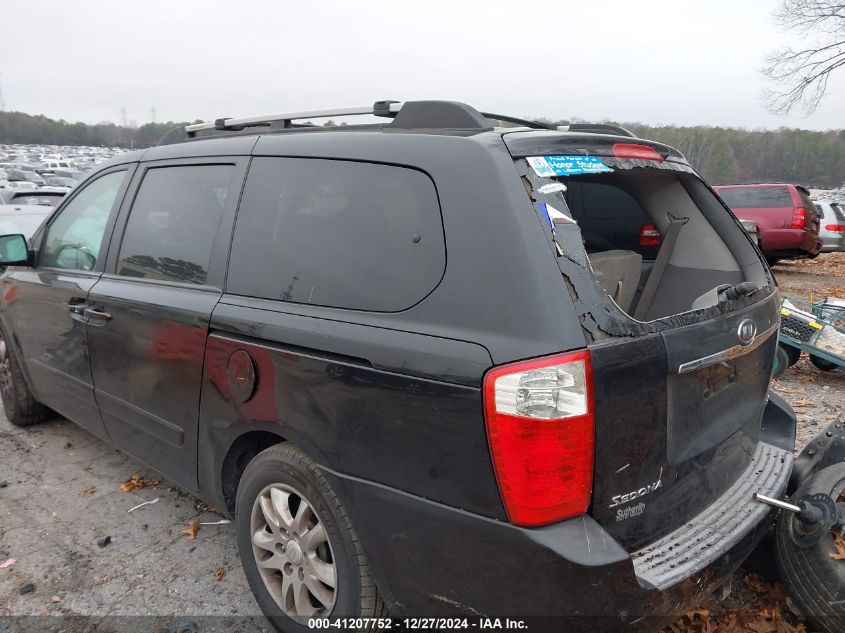 2007 Kia Sedona Ex VIN: KNDMB233776118986 Lot: 41207752