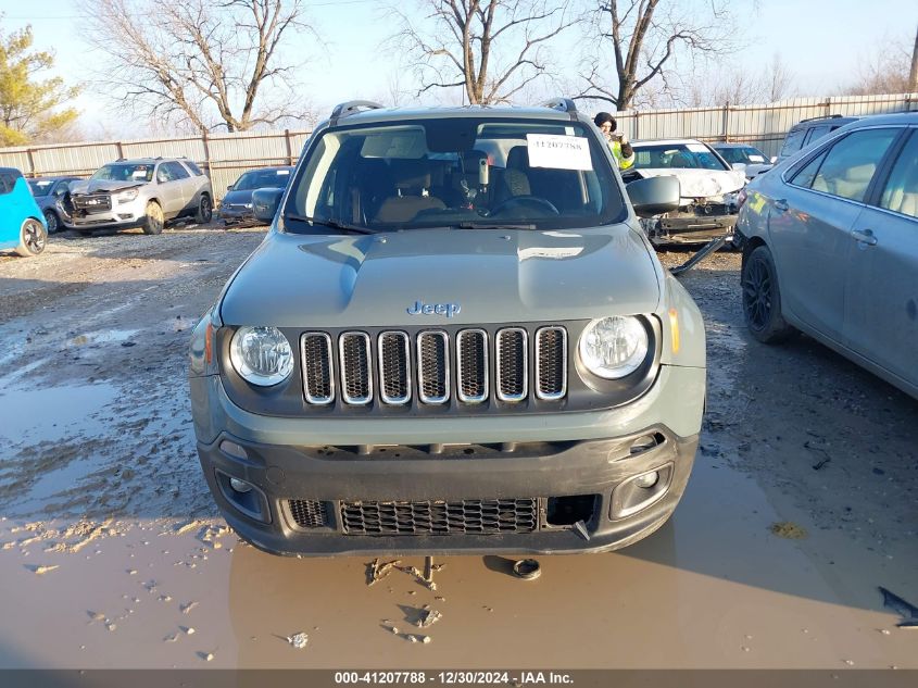 2018 Jeep Renegade Latitude Fwd VIN: ZACCJABB4JPJ02215 Lot: 41207788