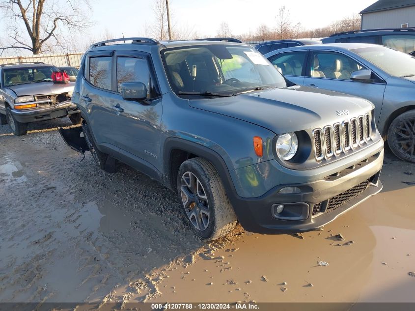 2018 Jeep Renegade Latitude Fwd VIN: ZACCJABB4JPJ02215 Lot: 41207788