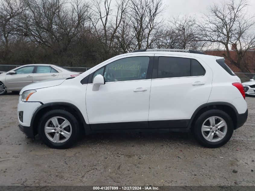 2016 Chevrolet Trax Lt VIN: 3GNCJLSB0GL275432 Lot: 41207899