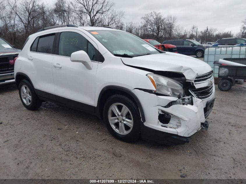 2016 Chevrolet Trax Lt VIN: 3GNCJLSB0GL275432 Lot: 41207899