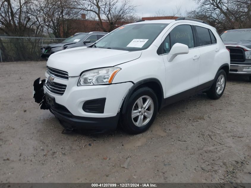 2016 Chevrolet Trax Lt VIN: 3GNCJLSB0GL275432 Lot: 41207899