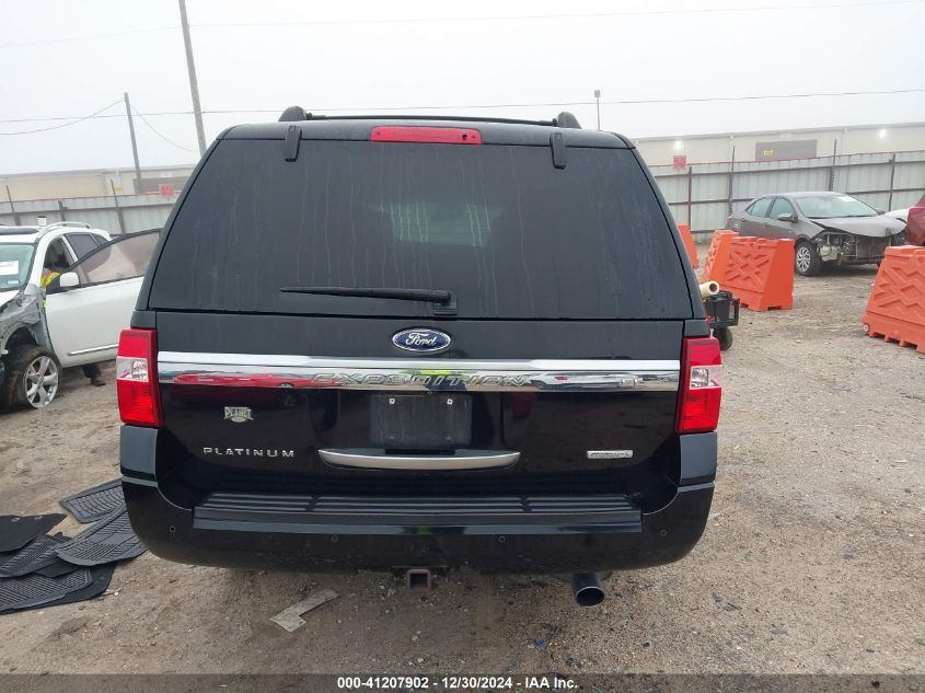 2016 Ford Expedition Platinum VIN: 1FMJK1LT1GEF14653 Lot: 41207902