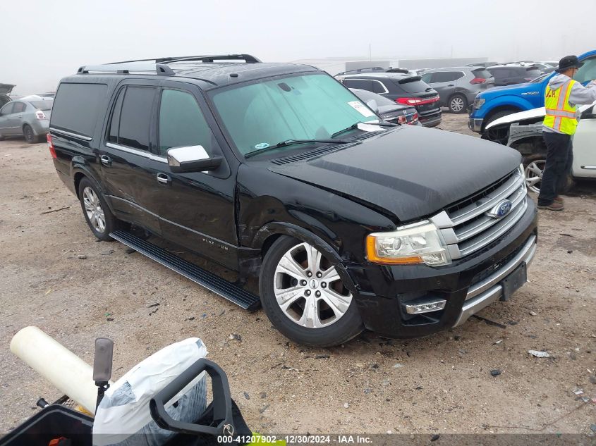 2016 Ford Expedition Platinum VIN: 1FMJK1LT1GEF14653 Lot: 41207902