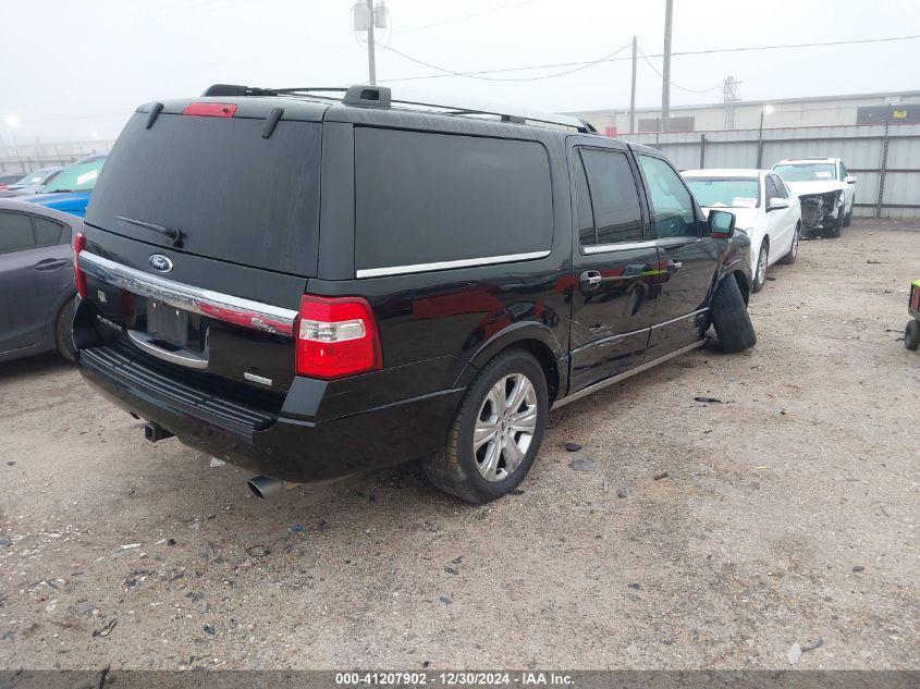 2016 Ford Expedition Platinum VIN: 1FMJK1LT1GEF14653 Lot: 41207902