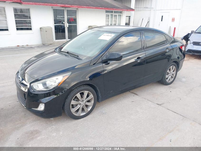 2012 Hyundai Accent Gls VIN: KMHCU4AE6CU135947 Lot: 41208098