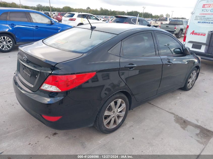 2012 Hyundai Accent Gls VIN: KMHCU4AE6CU135947 Lot: 41208098