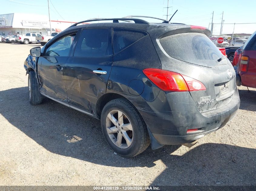 2009 Nissan Murano Sl VIN: JN8AZ18U29W018859 Lot: 41208129