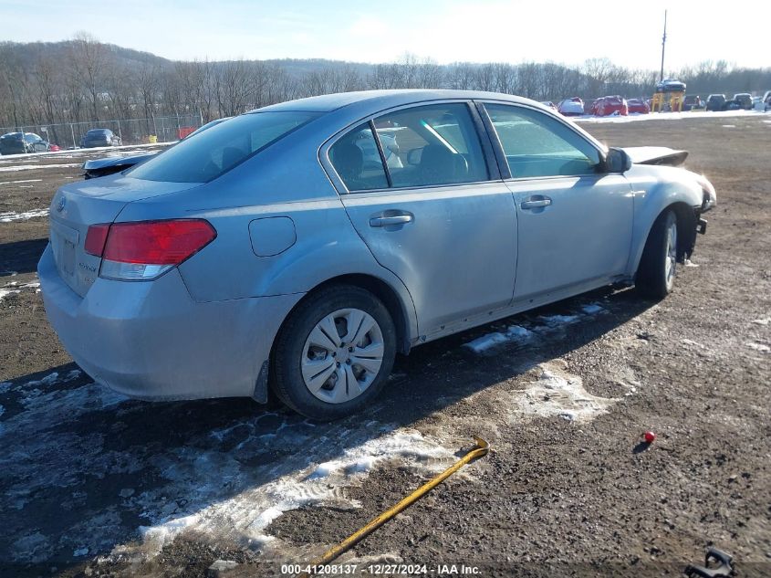 2013 Subaru Legacy 2.5I VIN: 4S3BMBA60D3013900 Lot: 41208137