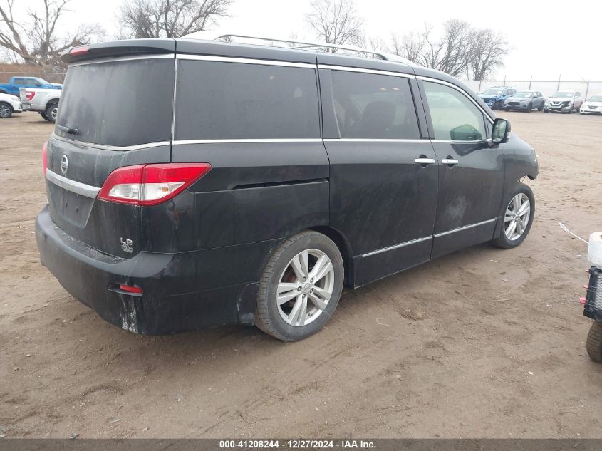 2012 Nissan Quest Le VIN: JN8AE2KP9C9050251 Lot: 41208244