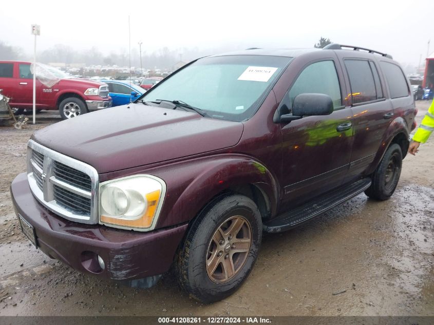 2004 Dodge Durango Slt VIN: 1D4HB48N84F152053 Lot: 41208261