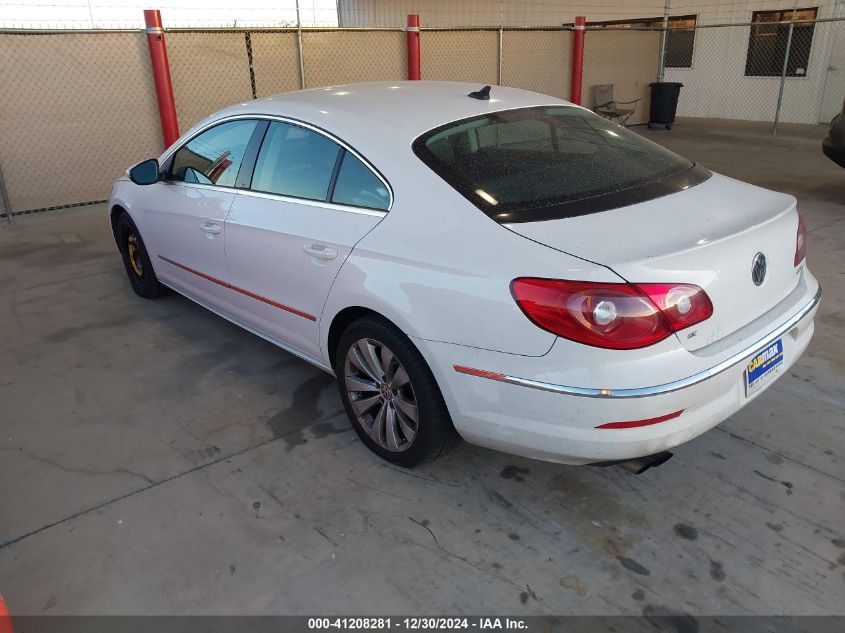 2012 Volkswagen Cc Sport VIN: WVWMP7AN8CE502147 Lot: 41208281