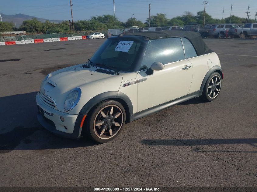 2008 Mini Cooper S VIN: WMWRH33508TL97483 Lot: 41208309