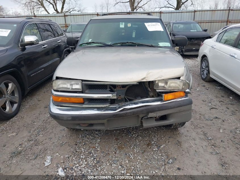 2000 Chevrolet Blazer VIN: 1GNDT13W4Y2335316 Lot: 41208470