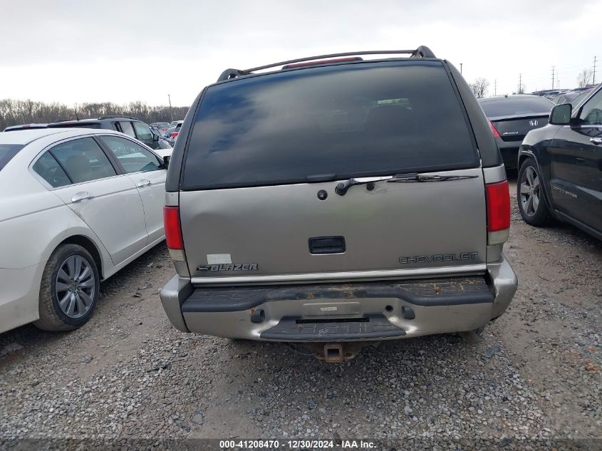 2000 Chevrolet Blazer VIN: 1GNDT13W4Y2335316 Lot: 41208470