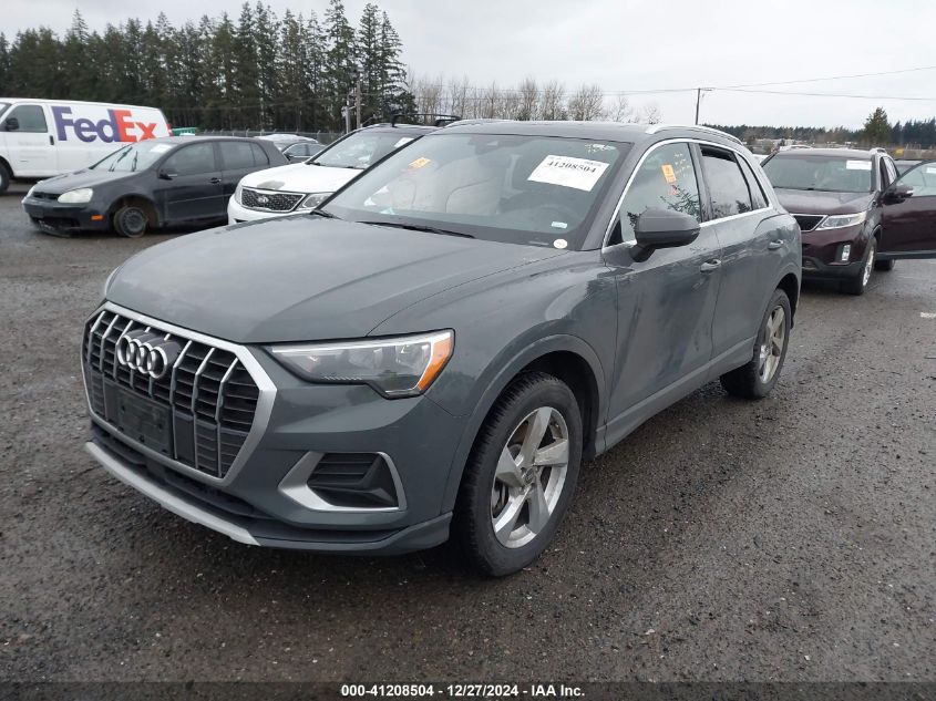 2021 Audi Q3 Premium 40 VIN: WA1AUCF34M1131728 Lot: 41208504