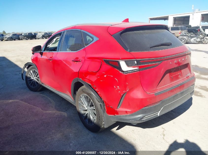 2025 Lexus Nx 250 Base/250 Premium VIN: 2T2ADCAZXSC020901 Lot: 41208557