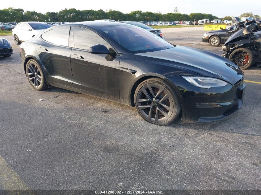 2021 Tesla Model S VIN: 5YJSA1E64MF454705 Lot: 41208592