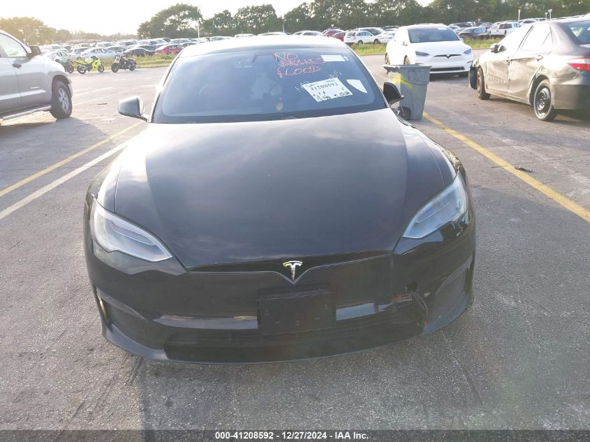 2021 Tesla Model S VIN: 5YJSA1E64MF454705 Lot: 41208592