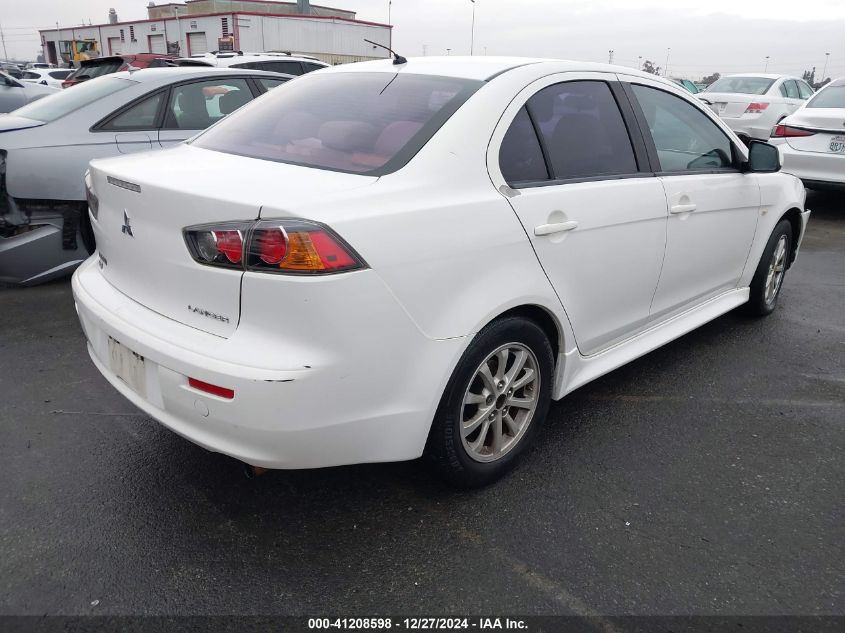 2012 Mitsubishi Lancer Se VIN: JA32V2FW0CU017216 Lot: 41208598