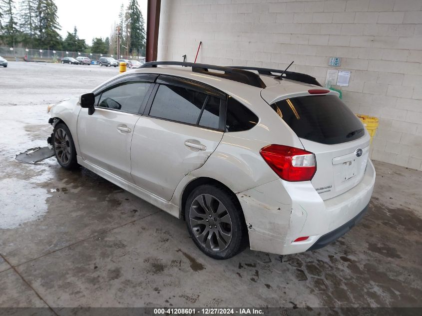 2014 Subaru Impreza 2.0I Sport Premium VIN: JF1GPAL67E8273483 Lot: 41208601