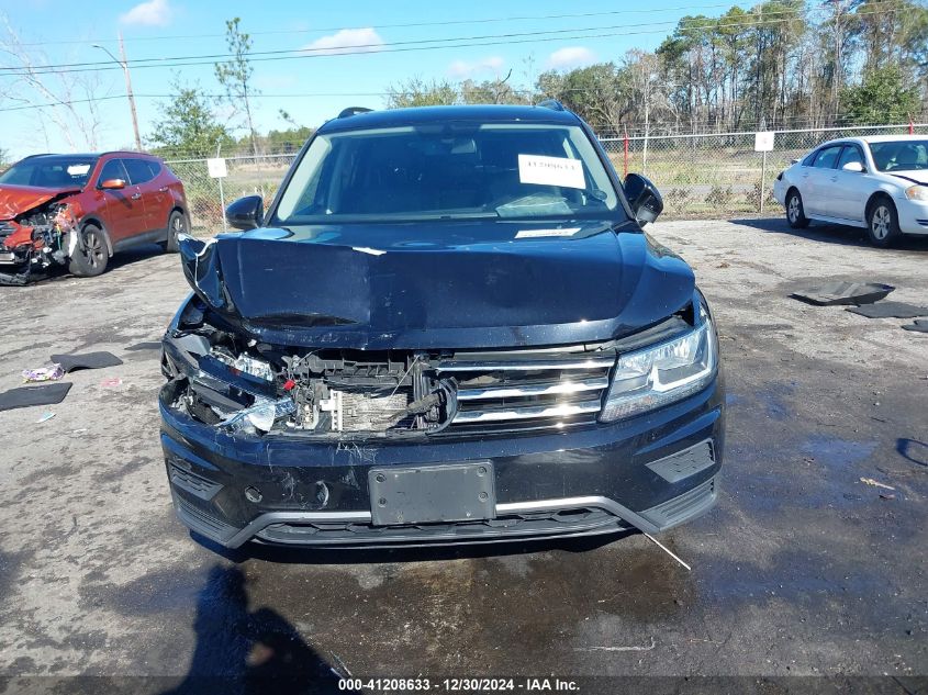 2019 Volkswagen Tiguan Se/Sel/Sel R-Line Jet-Black/Sel R-Line VIN: 3VV2B7AX2KM182776 Lot: 41208633