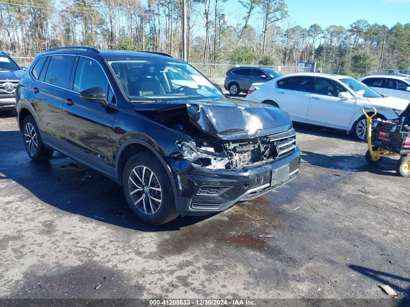 2019 Volkswagen Tiguan Se/Sel/Sel R-Line Jet-Black/Sel R-Line VIN: 3VV2B7AX2KM182776 Lot: 41208633