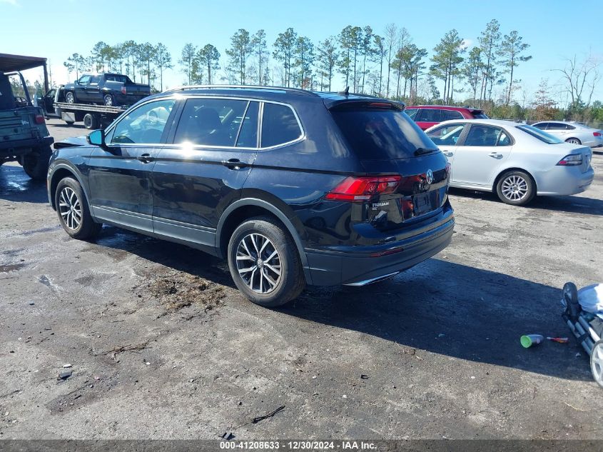 2019 Volkswagen Tiguan Se/Sel/Sel R-Line Jet-Black/Sel R-Line VIN: 3VV2B7AX2KM182776 Lot: 41208633