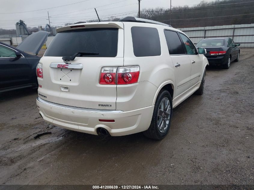 2012 GMC Acadia Denali VIN: 1GKKVTED8CJ302999 Lot: 41208639