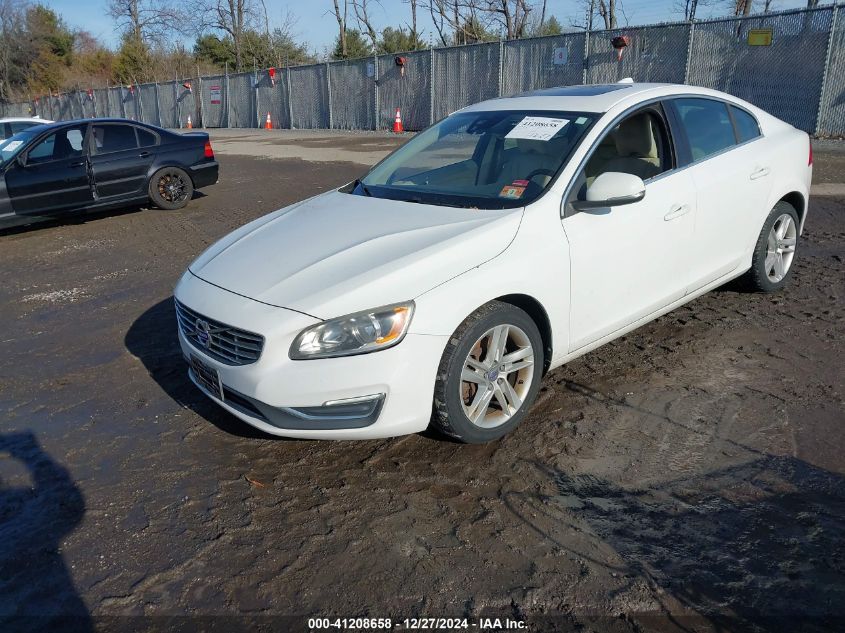 2015 Volvo S60 T5 Premier VIN: YV1612TB8F1317957 Lot: 41208658