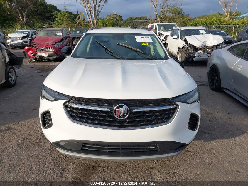 2022 Buick Envision Fwd Preferred VIN: LRBAZLR41ND021326 Lot: 41208720