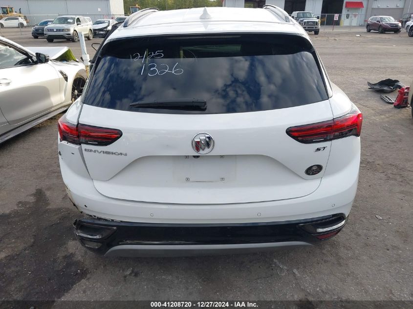 2022 Buick Envision Fwd Preferred VIN: LRBAZLR41ND021326 Lot: 41208720