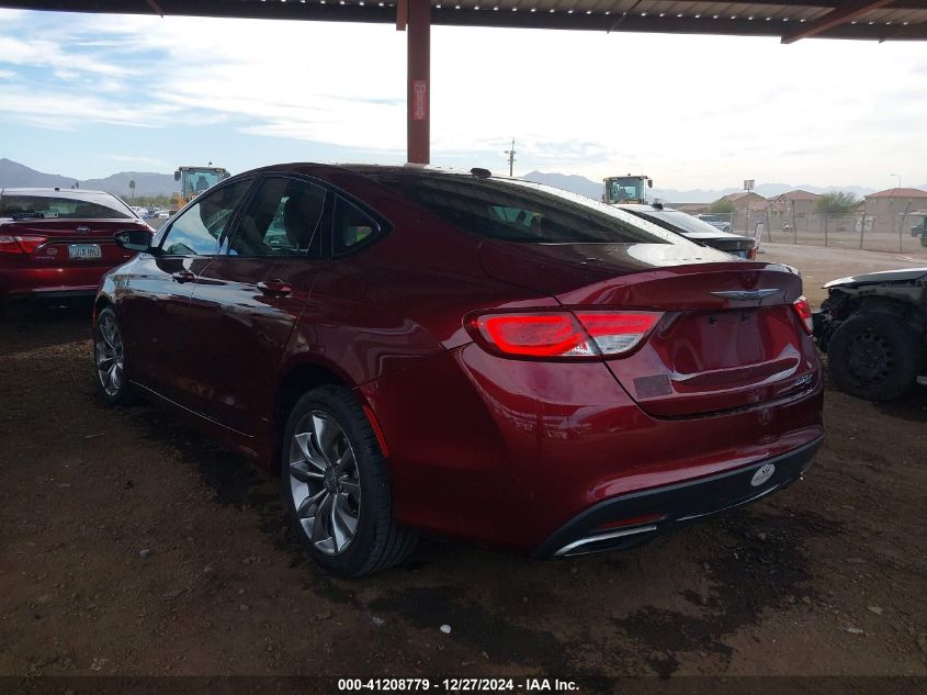 2015 Chrysler 200 S VIN: 1C3CCCBB5FN526628 Lot: 41208779