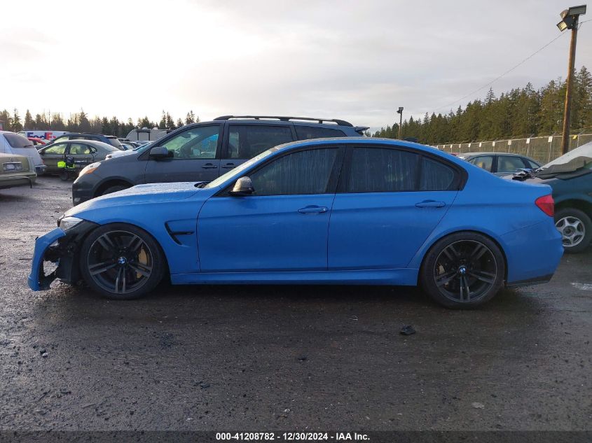 2015 BMW M3 VIN: WBS3C9C56FP803632 Lot: 41208782