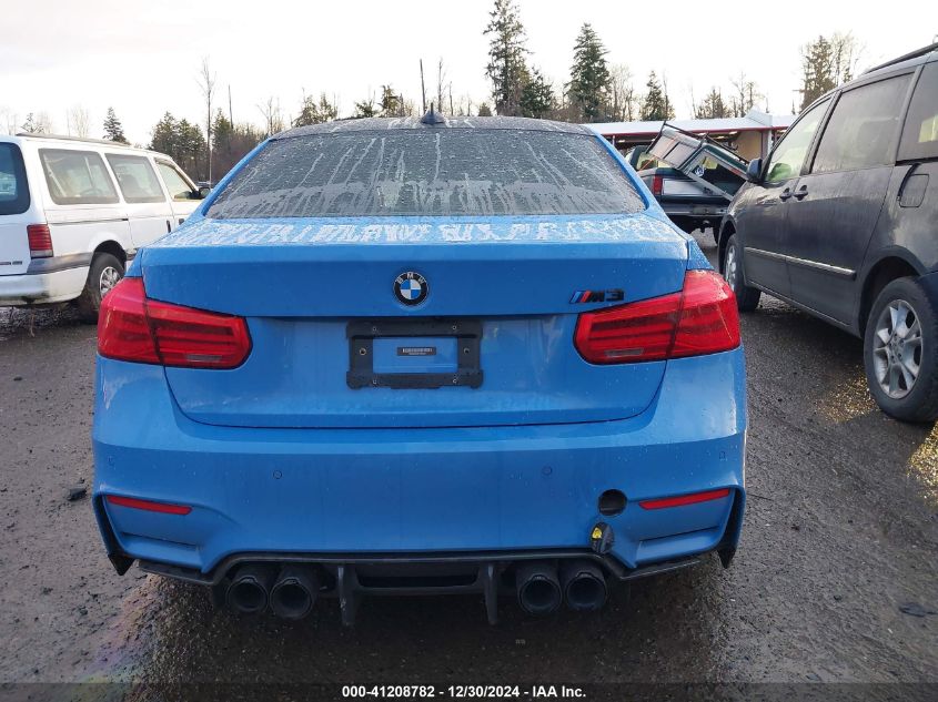 2015 BMW M3 VIN: WBS3C9C56FP803632 Lot: 41208782