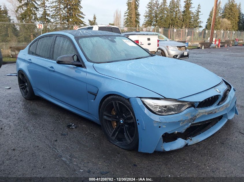 2015 BMW M3 VIN: WBS3C9C56FP803632 Lot: 41208782