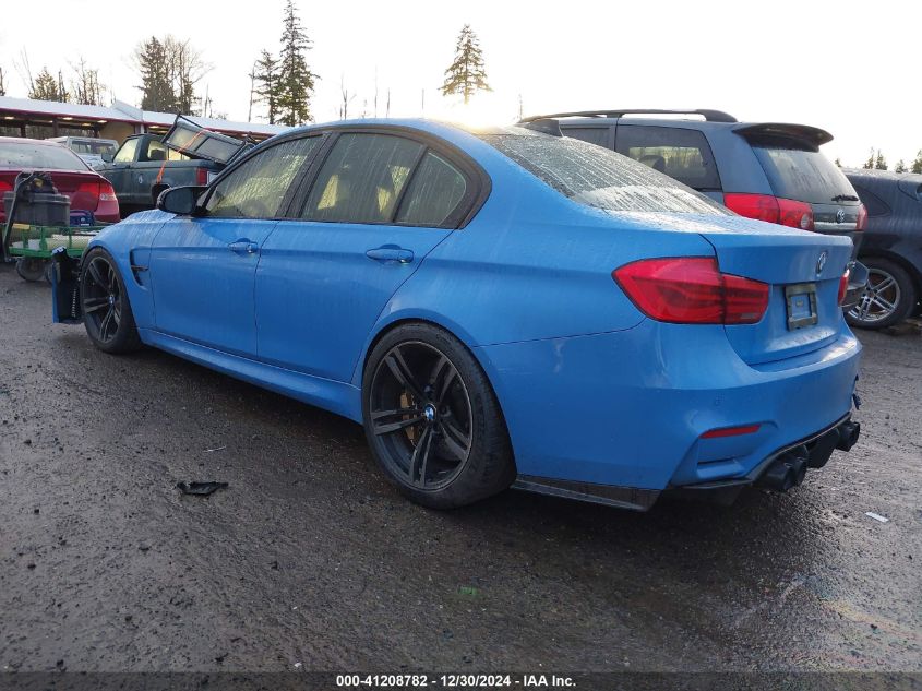 2015 BMW M3 VIN: WBS3C9C56FP803632 Lot: 41208782