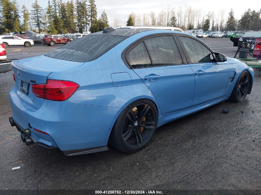 2015 BMW M3 VIN: WBS3C9C56FP803632 Lot: 41208782