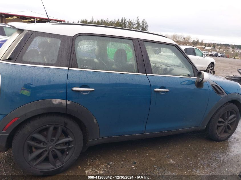 2012 Mini Cooper S Countryman VIN: WMWZC3C51CWL87714 Lot: 41208842