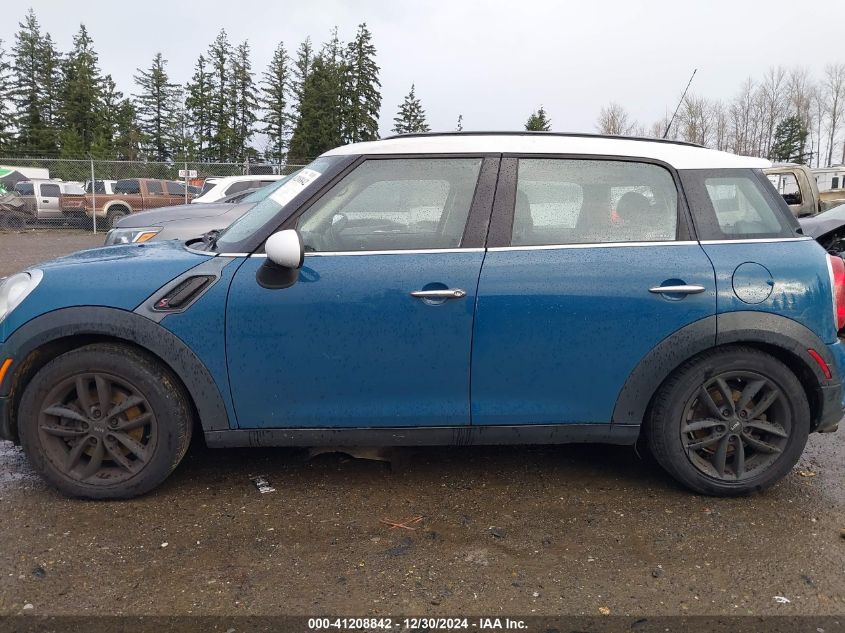 2012 Mini Cooper S Countryman VIN: WMWZC3C51CWL87714 Lot: 41208842