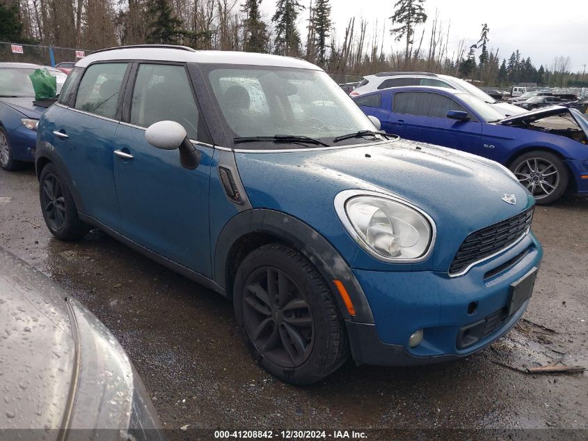 2012 Mini Cooper S Countryman VIN: WMWZC3C51CWL87714 Lot: 41208842