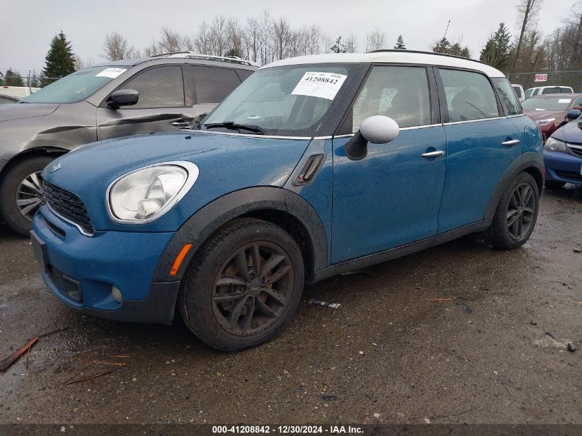 2012 Mini Cooper S Countryman VIN: WMWZC3C51CWL87714 Lot: 41208842