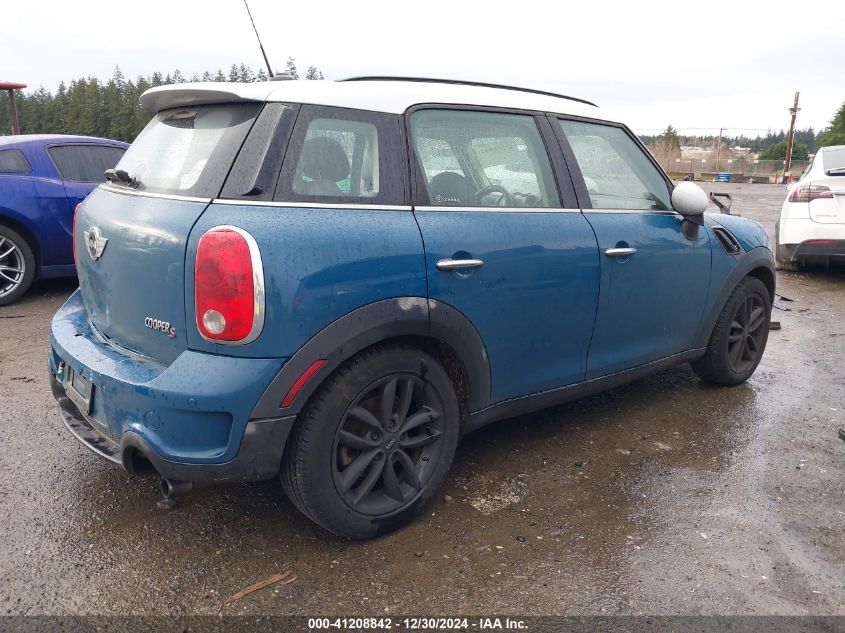 2012 Mini Cooper S Countryman VIN: WMWZC3C51CWL87714 Lot: 41208842