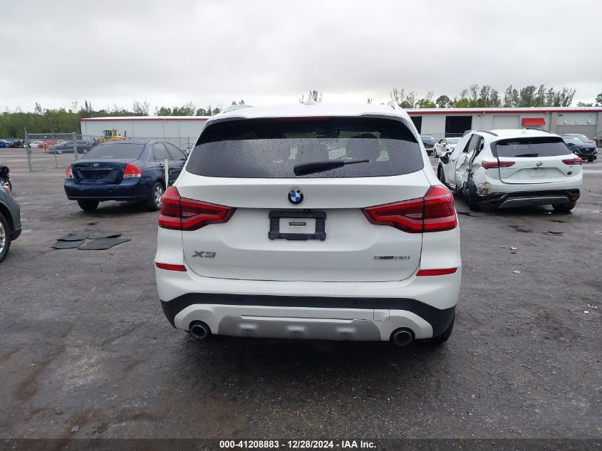 2020 BMW X3 Sdrive30I VIN: 5UXTY3C04L9C53343 Lot: 41208883