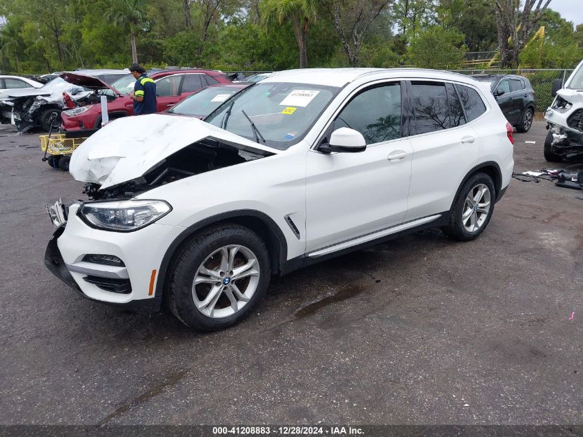 2020 BMW X3 Sdrive30I VIN: 5UXTY3C04L9C53343 Lot: 41208883