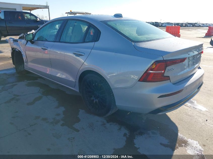 2024 Volvo S60 Core VIN: 7JRL12TKXRG296332 Lot: 41208903